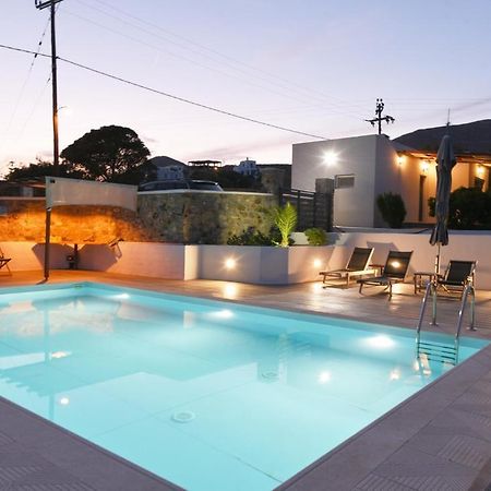 Flora'S Beach And Pool Villa In Syros Liaropa Bagian luar foto