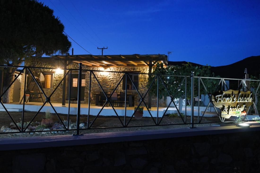 Flora'S Beach And Pool Villa In Syros Liaropa Bagian luar foto